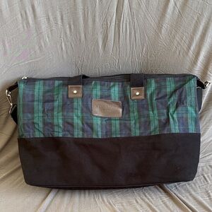 Green and Black Men's Bag